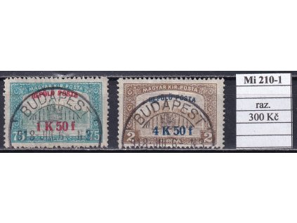 Maďarsko Mi 210-1 razítkované