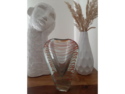Luxusní váza z hutního skla - Josef Hospodka