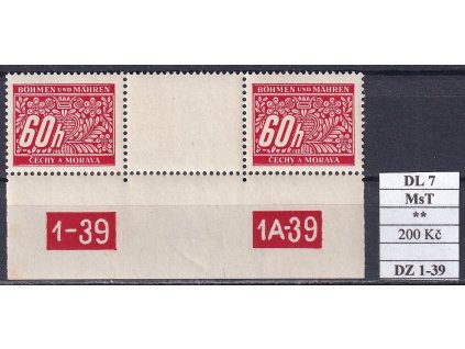 Protektorát DL 7 MsT DZ 1-39 svěží