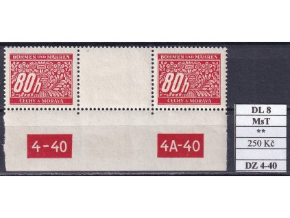 Protektorát DL 8 MsT DZ 4-40 svěží