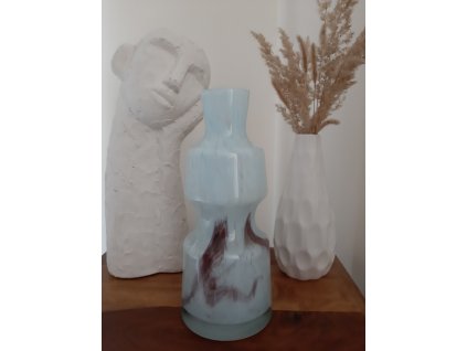 Nádherná váza z foukaného skla - František Koudelka