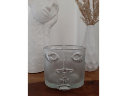 Sběratelská váza z lisovaného skla - Adolf Matura