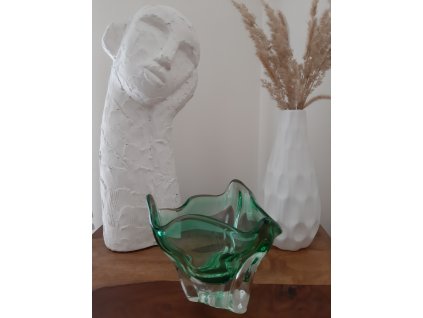 Žardinka/menší mísa z hutního skla - Egermann