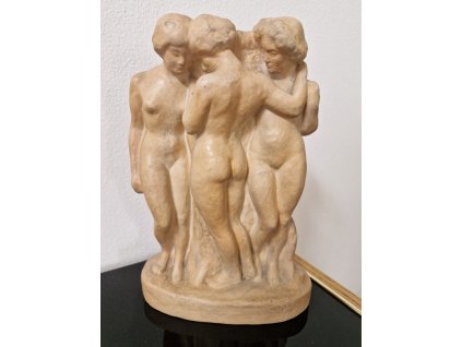 Figurální plastika z pálené hlíny - F. Hromádko