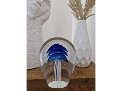 Luxusní objekt/větší těžítko z hutního skla -PRINC