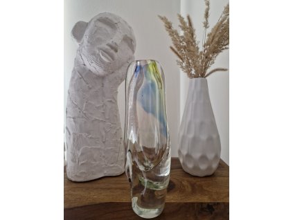 Barevná váza z hutního skla - Josef Rozínek