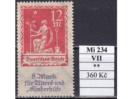 Deutsches Reich Mi 234 VII svěží
