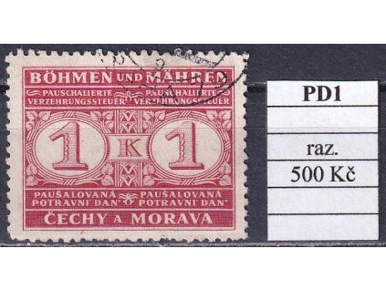 Protektorát PD 1 razítkované