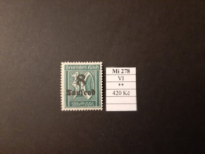 Deutsches Reich Mi 278 VI svěží