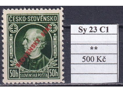 Slovenský štát Sy 23 B svěží
