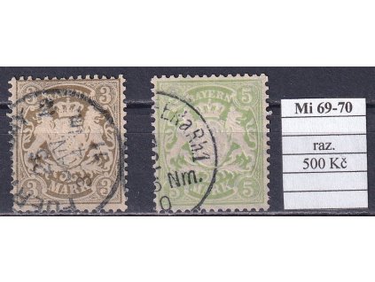 Bayern Mi 69-70 razítkované