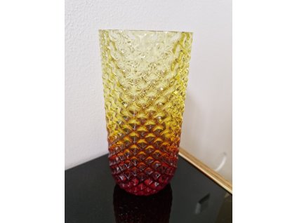 Luxusní váza z foukaného skla - Art Glass PRINC