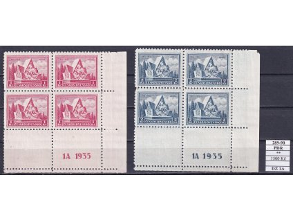 ČSR I 289-90 PDR DZ 1A svěží