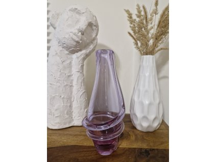 Nádherná váza z alexandritového skla - M. Klinger