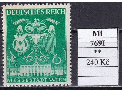 Deutsches Reich Mi 769 I svěží