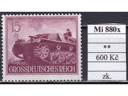 Deutsches Reich Mi 880 x svěží zkoušené