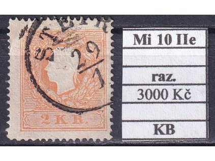 Rakousko Mi 10 IIe razítkované KB