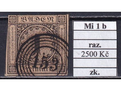 Baden Mi 1 b razítkované zkoušené
