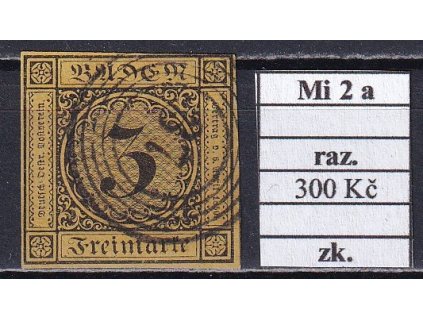 Baden Mi 2 a razítkované zkoušené