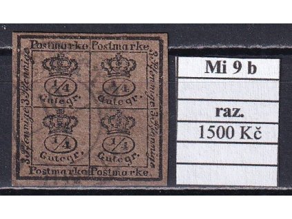 Braunschweig Mi 9 b razítkované