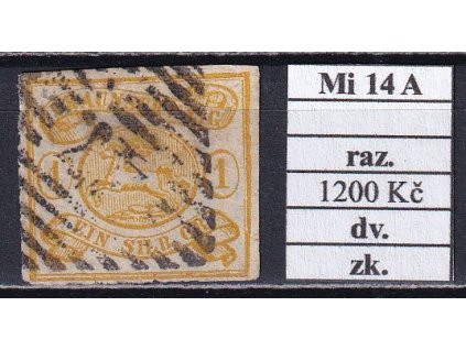 Braunschweig Mi 14 a razítkované zkoušené dv.