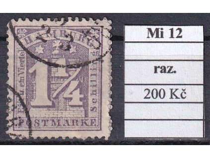 Hamburg Mi 12 razítkované
