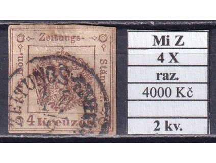 Rakousko Mi Z 4 X razítkované 2. kv.