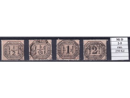 NDP Mi D 2-5 razítkované