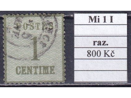 Elsass und Lothringen Mi 1 I razítkované