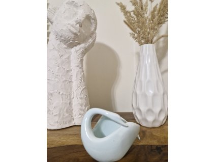 Keramická miska ve tvaru labutě -Miloslav Smutný