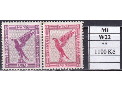 Deutsches Reich Mi W 22 svěží