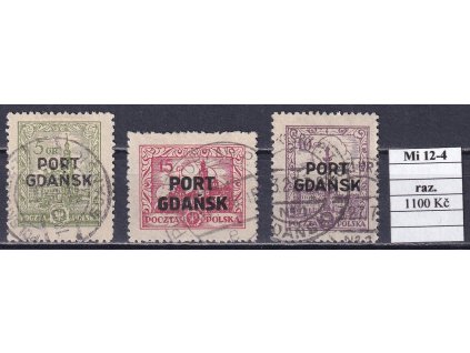 Port Gdaňsk Mi 12-4 razítkované