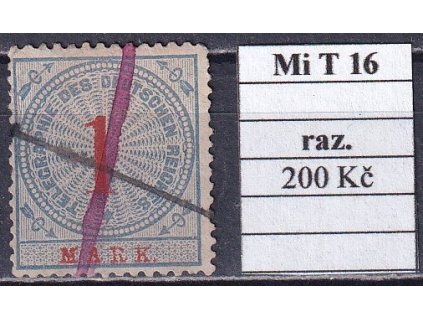 Deutsches Reich Mi T 16 razítkované