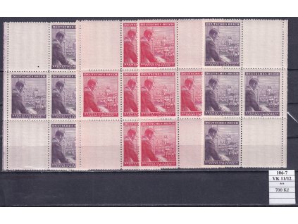 Protektorát 106-7 VK 11-12 svěží