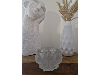 Popelník z broušeného skla - Lidské rasy