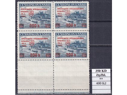 ČSR I 350 KD čtyřblok svěźí