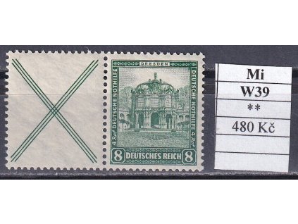 Deutsches Reich Mi W 39 svěží