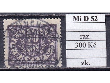 Bayern Mi D 52 razítkované zkoušemé