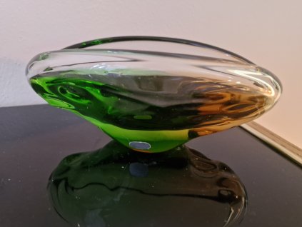 Popelník z hutního skla - Ladislav Paleček