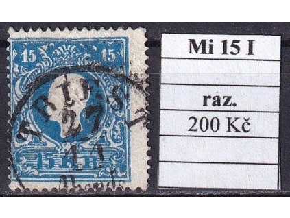 Rakousko Mi 15 I razítkované