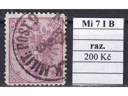 Bosna Mi 7 I B razítkované
