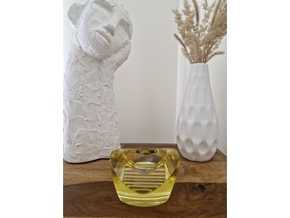 Luxusní popelník z broušeného skla - MOSER