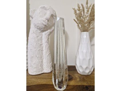 Luxusní váza broušená na 8 hran - Borocrystal