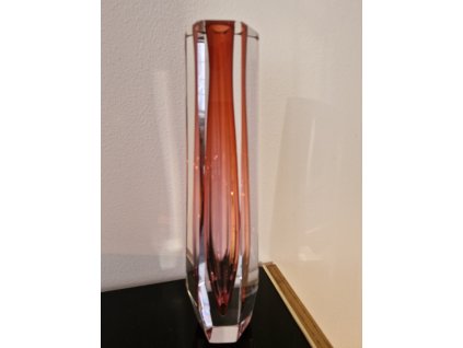 Luxusní váza KAPKA broušená na 6 hran - Crystalex