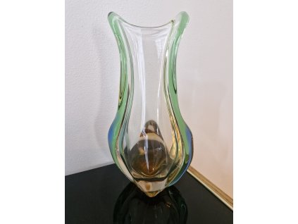 Váza z hutního skla, kolekce RHAPSODY - F. Zemek