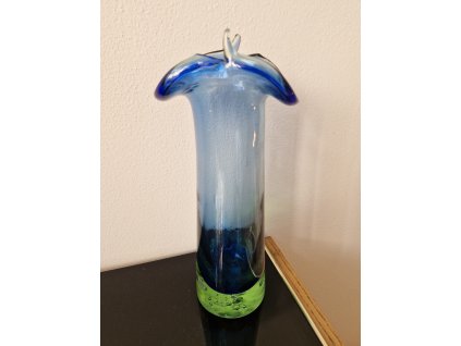 Nádherná váza z hutního skla - Karel Wunsch