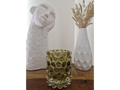 Luxusní váza z foukaného skla - sklárna JÍLEK