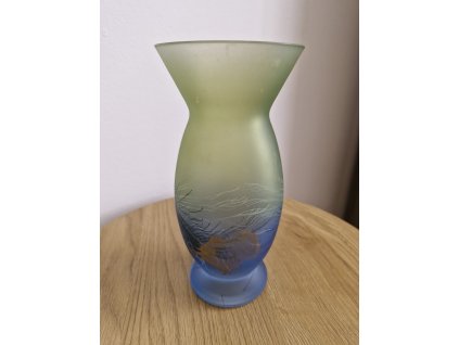 Krásná váza z foukaného skla - Zwiesel Glas