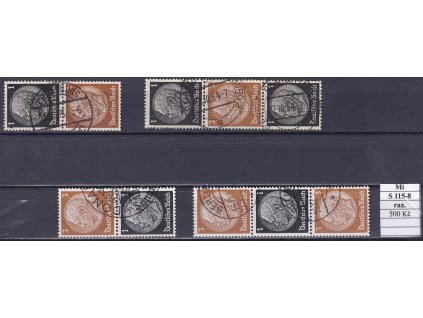 Deutsches Reich Mi S 115-8 razítkované