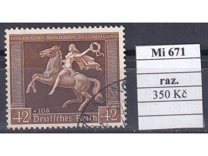 Deutsches Reich Mi 671 razítkované